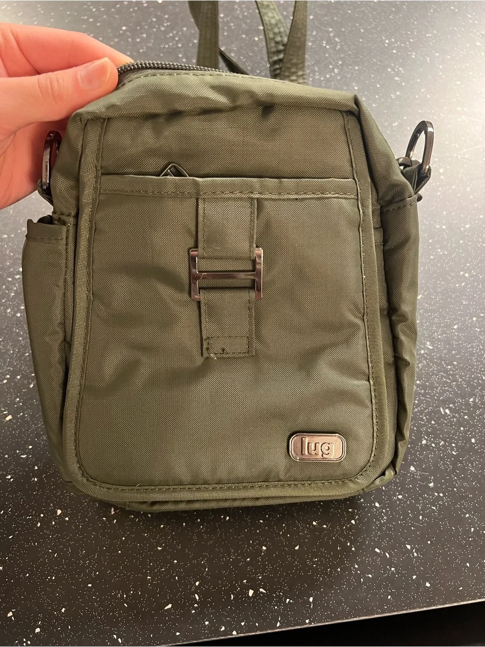 lug Olive Green Crossbody Sling Bag